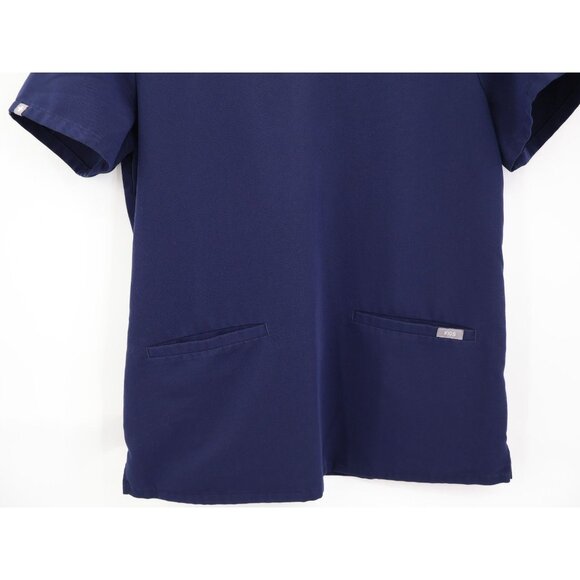 FIGS Women’s Casma Scrub Top Navy Blue Size Medium Technical Comfort F1100 - Picture 6 of 16